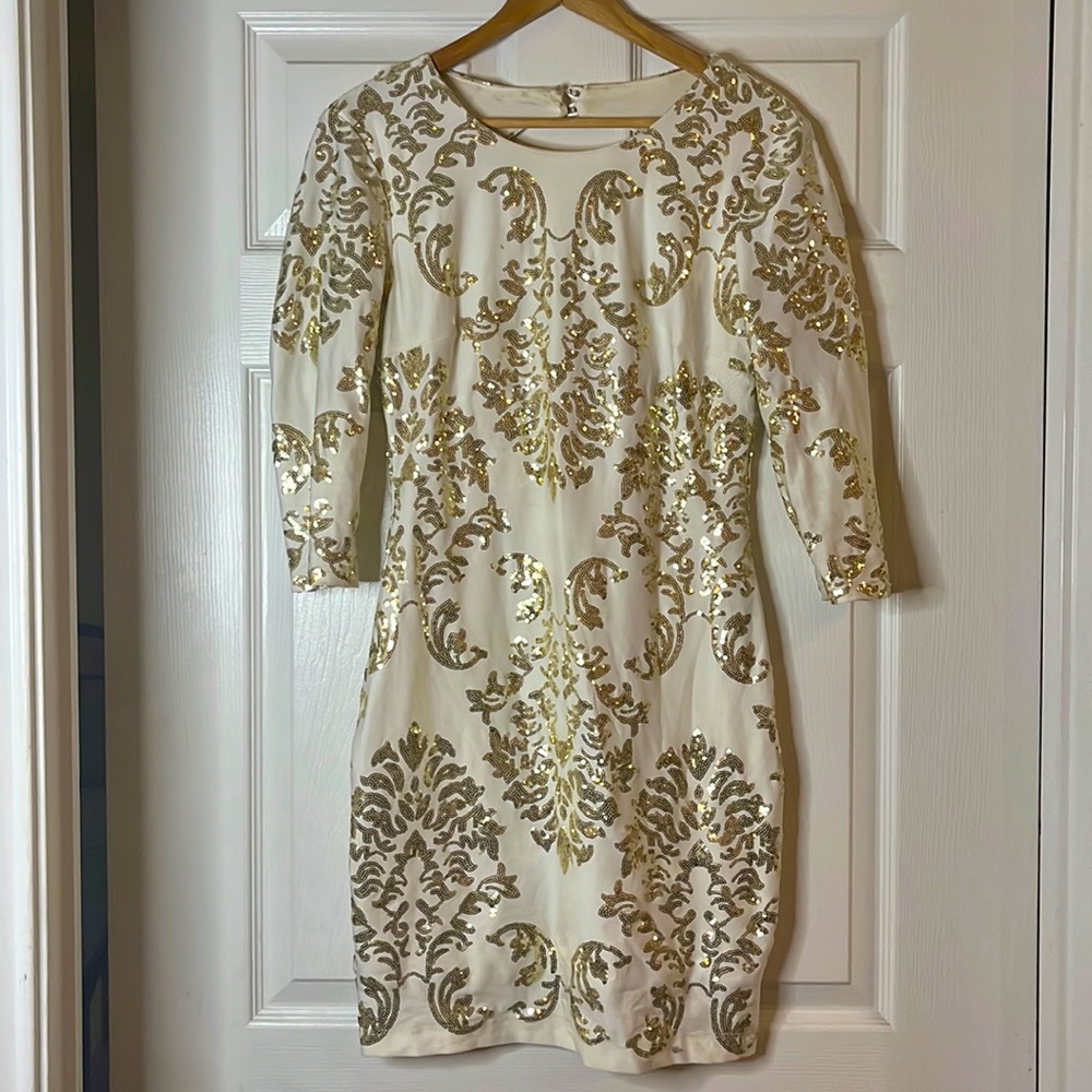 Sequin Festive Mini Dress